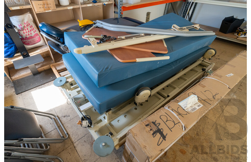 2008 Universal K2 Hospital Bed - Pair of with Attatchments