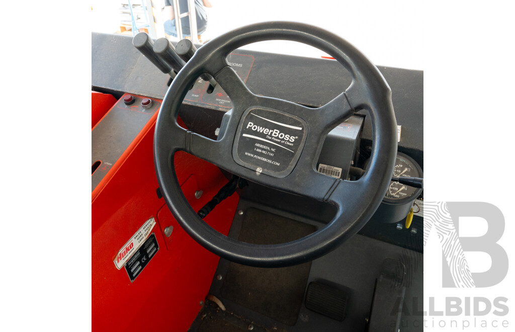 Powerboss Armadillo 9XR Kubota Diesel Floor Sweeper