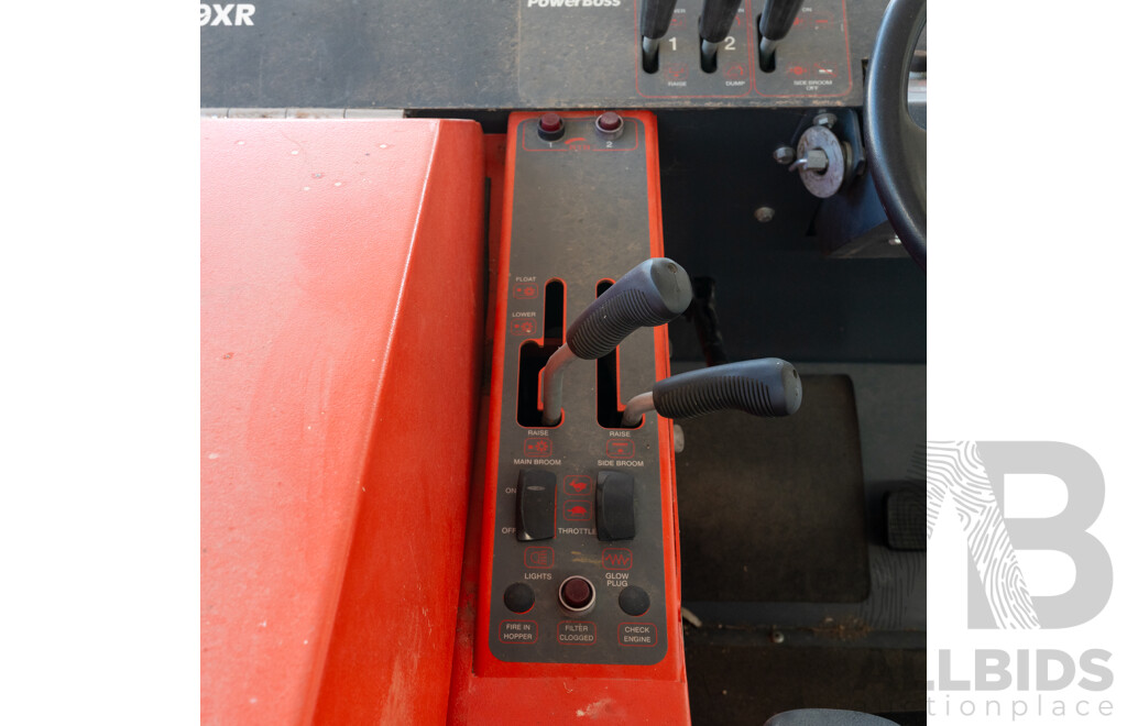 Powerboss Armadillo 9XR Kubota Diesel Floor Sweeper