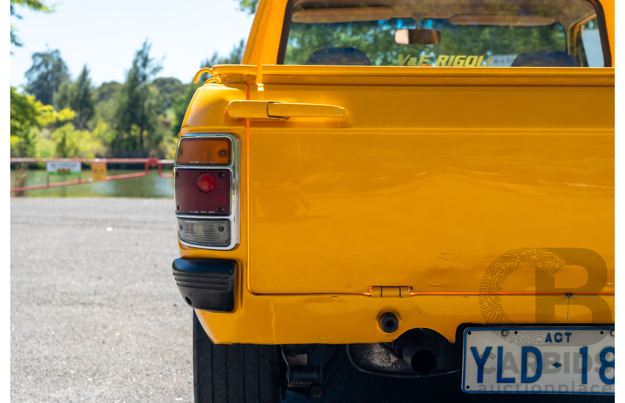 11/1984 Datsun 1200 B120 2d Utility Orange CA18 Turbo 1.8L - Engineered