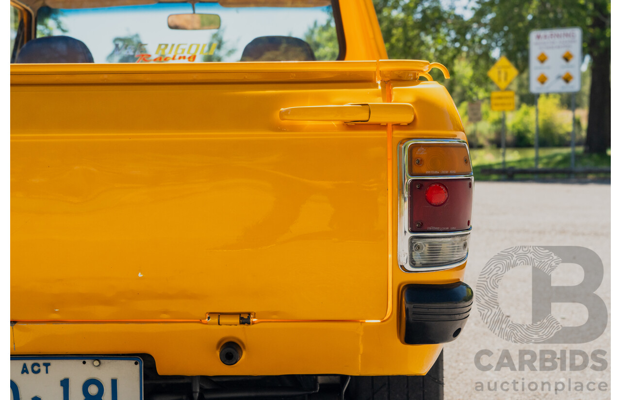 11/1984 Datsun 1200 B120 2d Utility Orange CA18 Turbo 1.8L - Engineered