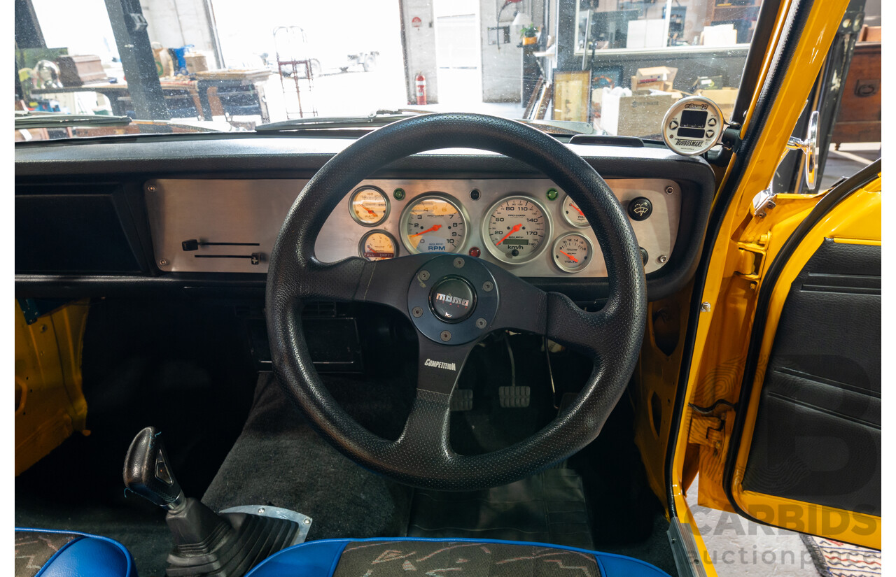 11/1984 Datsun 1200 B120 2d Utility Orange CA18 Turbo 1.8L - Engineered