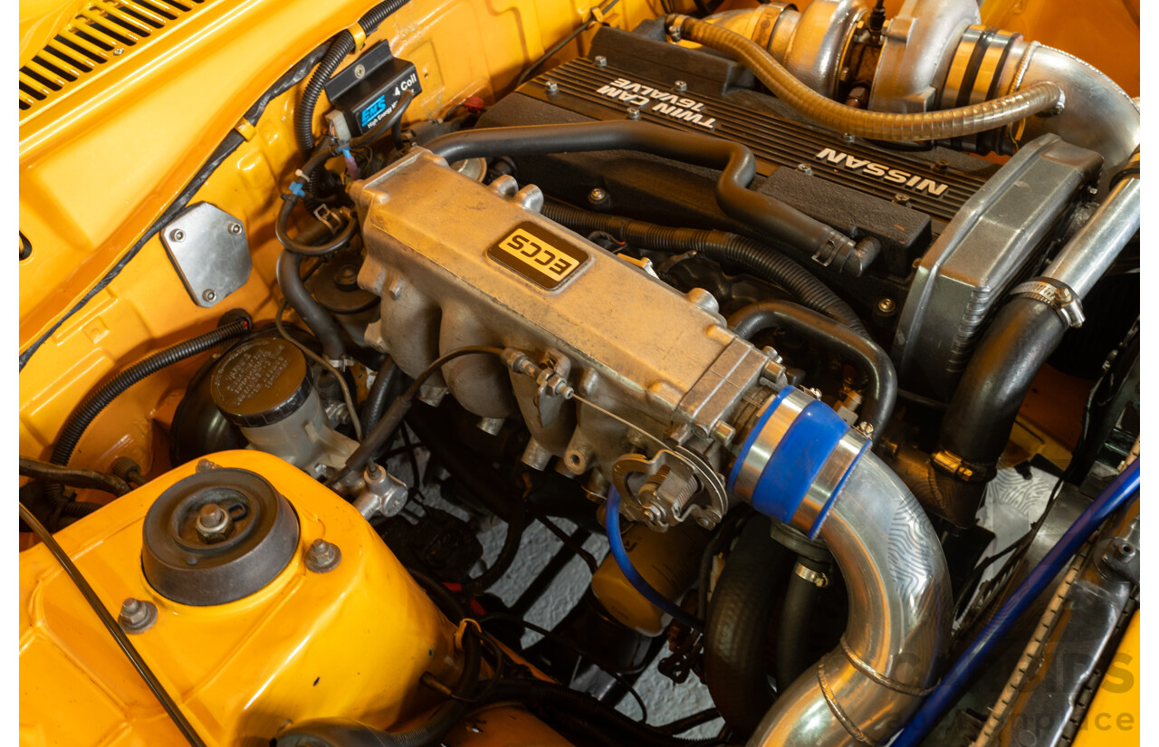 11/1984 Datsun 1200 B120 2d Utility Orange CA18 Turbo 1.8L - Engineered