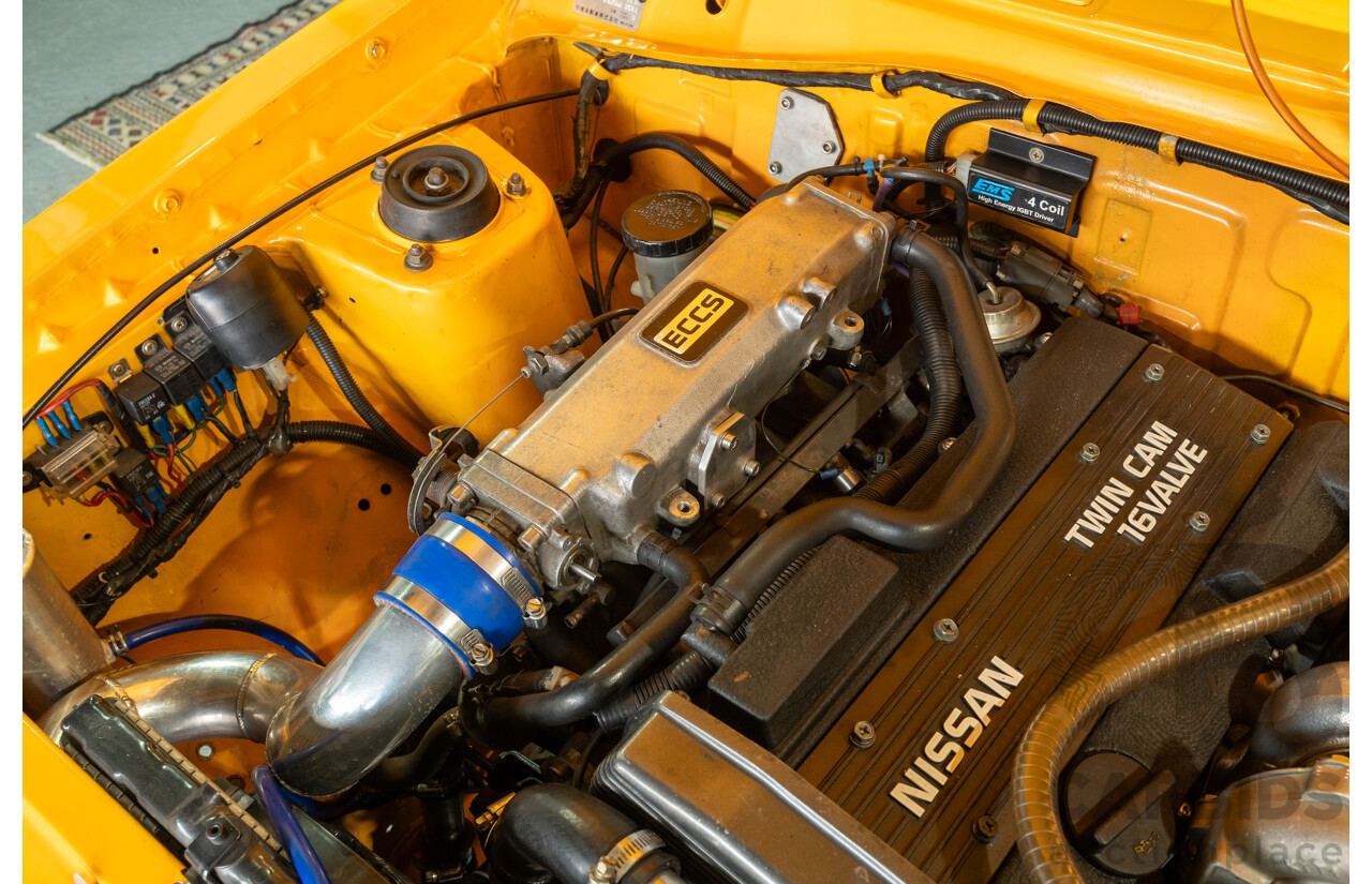 11/1984 Datsun 1200 B120 2d Utility Orange CA18 Turbo 1.8L - Engineered