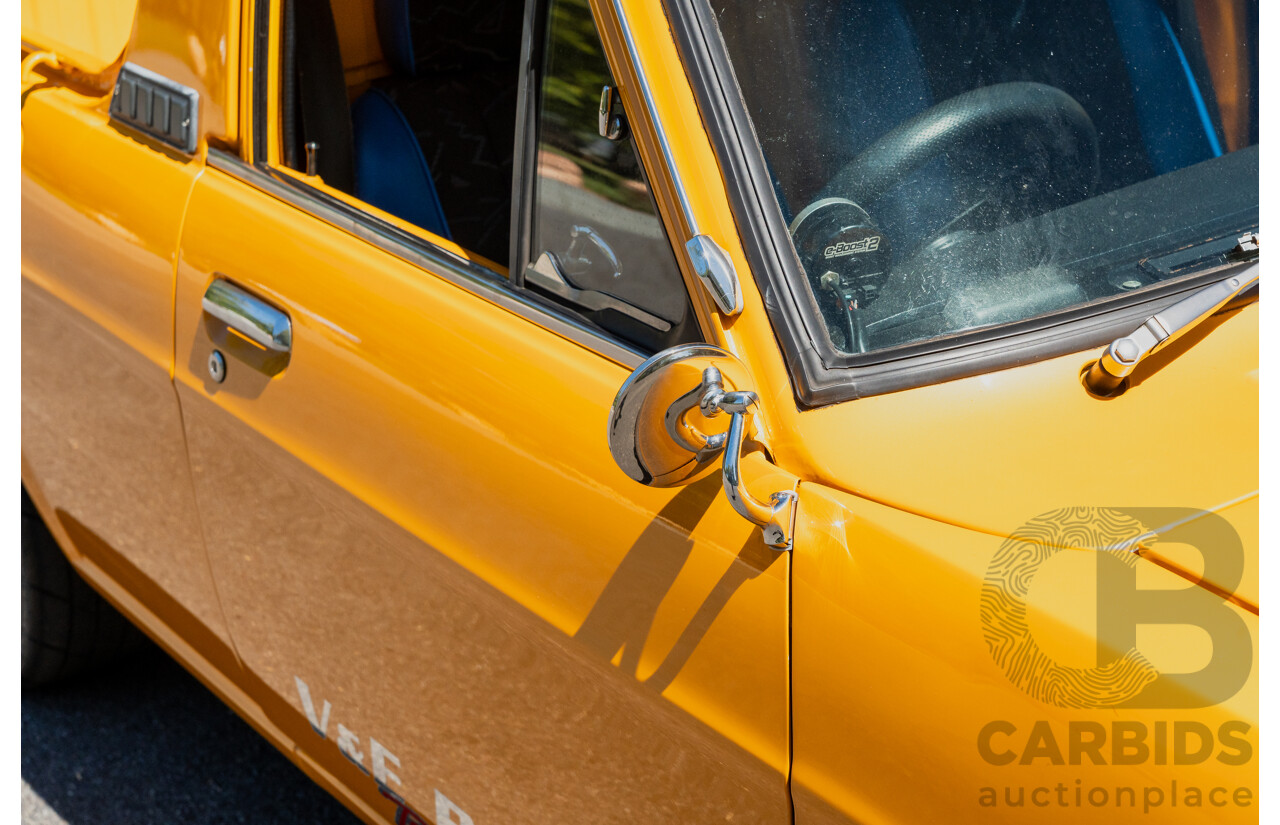11/1984 Datsun 1200 B120 2d Utility Orange CA18 Turbo 1.8L - Engineered