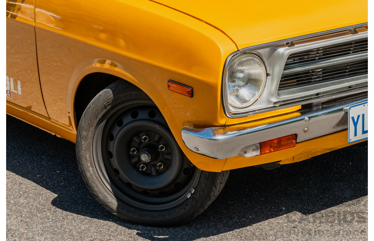 11/1984 Datsun 1200 B120 2d Utility Orange CA18 Turbo 1.8L - Engineered