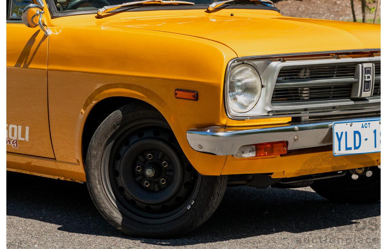 11/1984 Datsun 1200 B120 2d Utility Orange CA18 Turbo 1.8L - Engineered