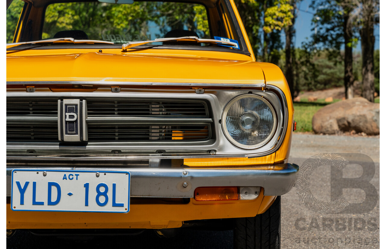 11/1984 Datsun 1200 B120 2d Utility Orange CA18 Turbo 1.8L - Engineered