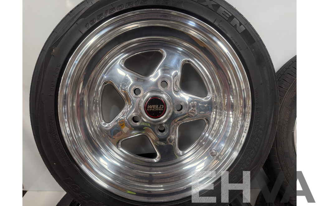Set of 4x 15 Inch Weld Racing Rims - Lot 1647373 | EHVA