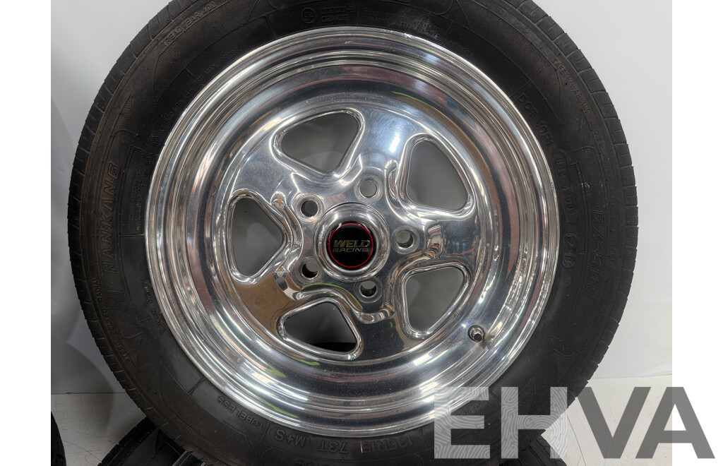 Set of 4x 15 Inch Weld Racing Rims - Lot 1647373 | EHVA