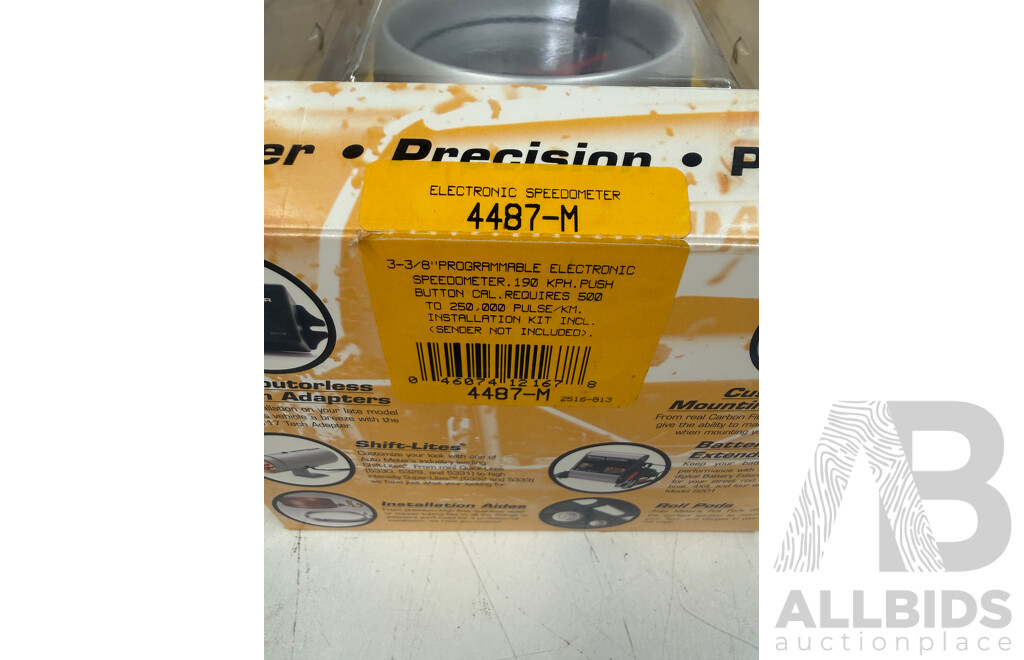 Auto Meter Electronic 3 Inch Programmable Speedometer