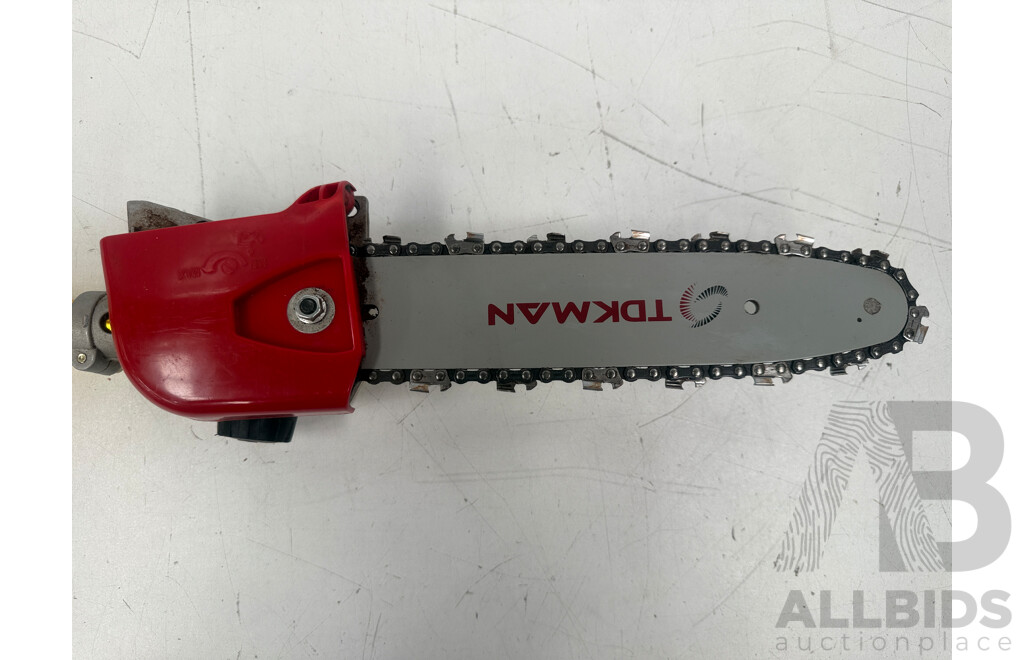 TDKMAN 5 in 1 Pole Chainsaw Hedge Trimmer Brush Cutter Whipper Snipper Pruner Line Tree