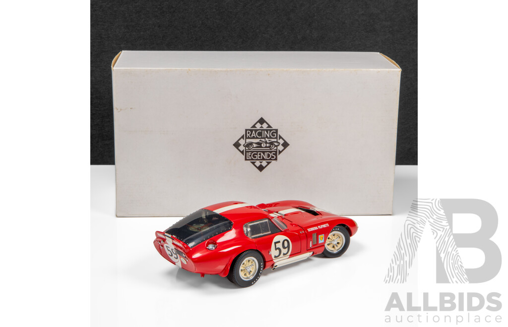 Exoto Racing Legends 1965 Shelby Cobra Daytona Coupe Scuderia Filipnetti #59 Red - 1:18 Scale Model Car