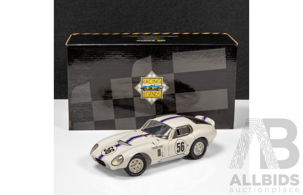 Exoto Racing Legends 1965 Shelby Cobra Daytona Coupe the Ford of France Coupe #56 Nurburgring 1000km - 1:18 Scale Model Car