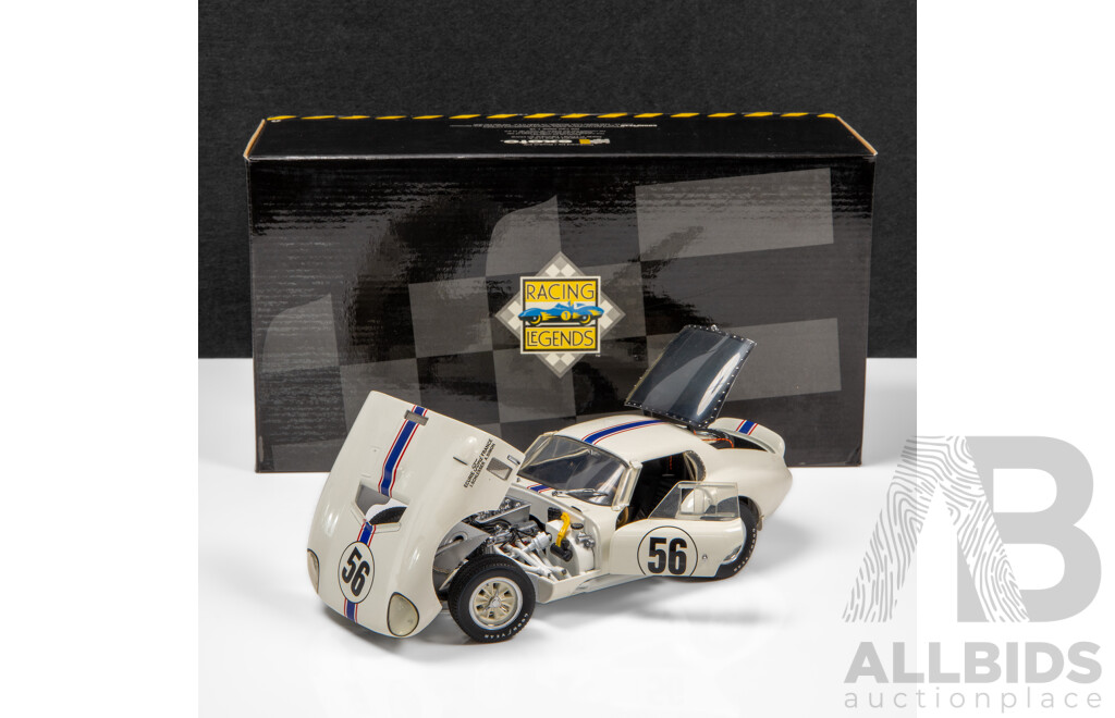 Exoto Racing Legends 1965 Shelby Cobra Daytona Coupe the Ford of France Coupe #56 Nurburgring 1000km - 1:18 Scale Model Car
