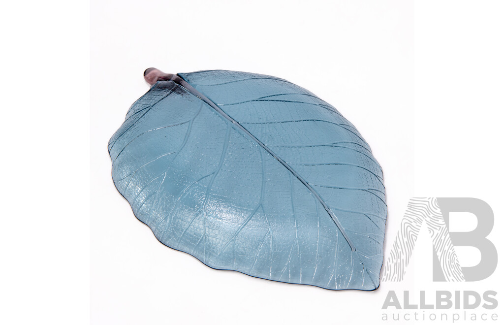 Mats Jonasson Leaf Glass Bowl