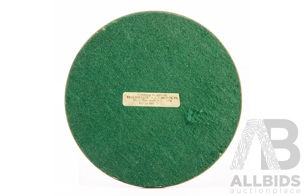 Cold Cast Bronze Plaque South Coast Arabian Championships Champion