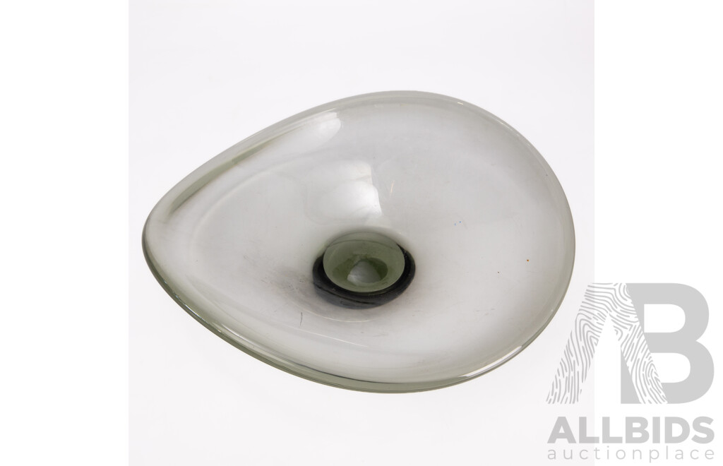 Mid Century Danish Holmegaard Glass Bowl Designed by Per Lütken, Circa 1960s