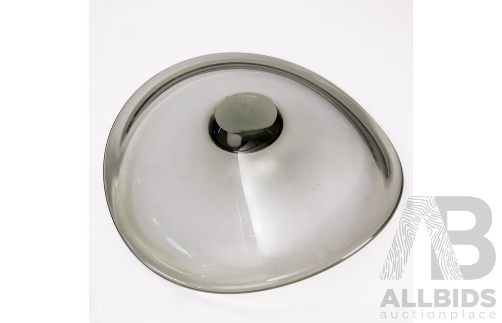 Mid Century Danish Holmegaard Glass Bowl Designed by Per Lütken, Circa 1960s