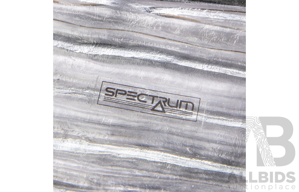 Three Vintage Australian Spectrum Glass Plates