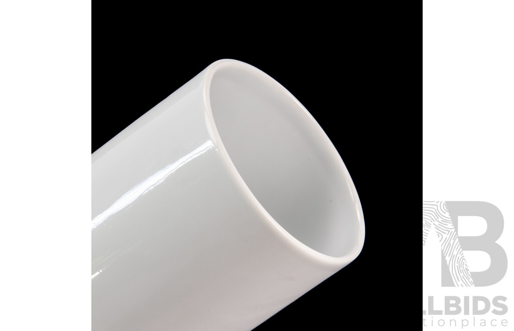 Mid Century Naaman Artline Porcelain Vase Made in Israel, Circa 1970s