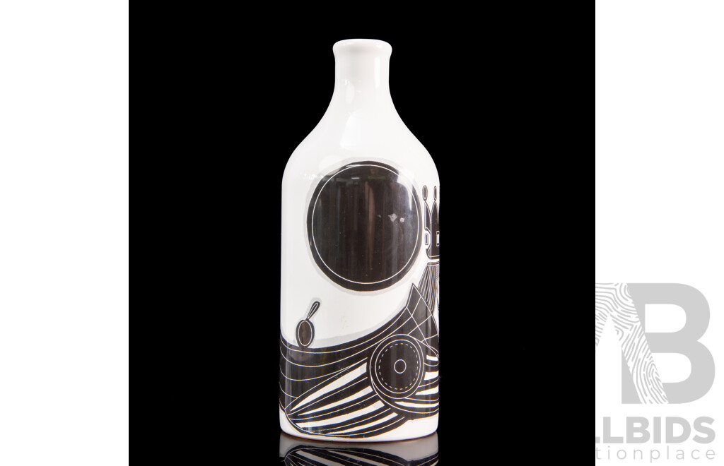 Vintage Limited Edition Frantoio Muraglia the King Extra Virgin Olive Oil Bottle Designed by Pierpaolo Gaballo