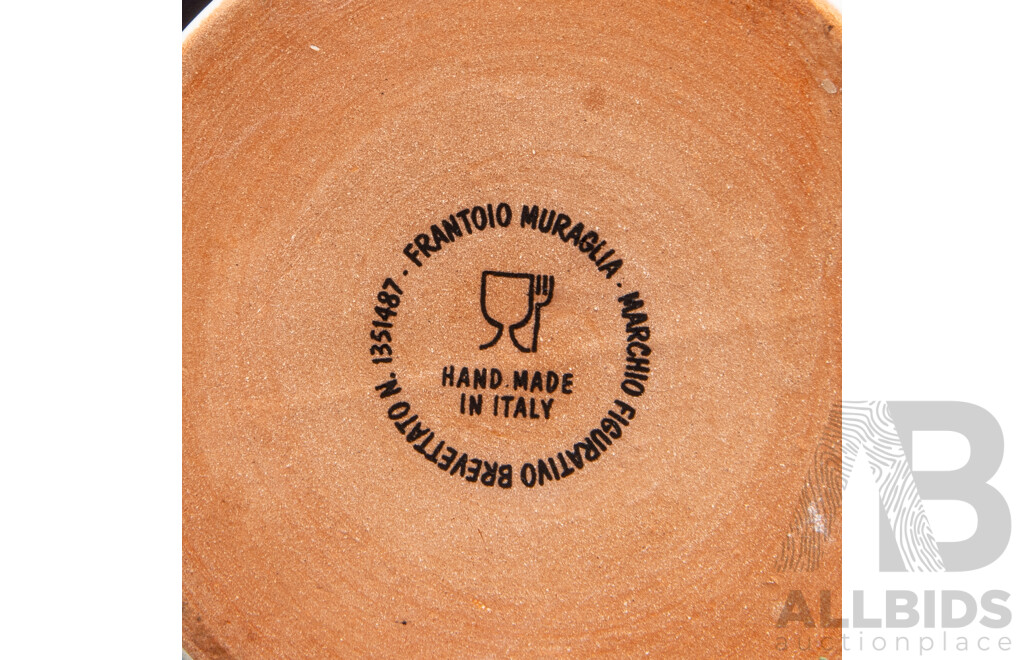 Vintage Limited Edition Frantoio Muraglia the King Extra Virgin Olive Oil Bottle Designed by Pierpaolo Gaballo