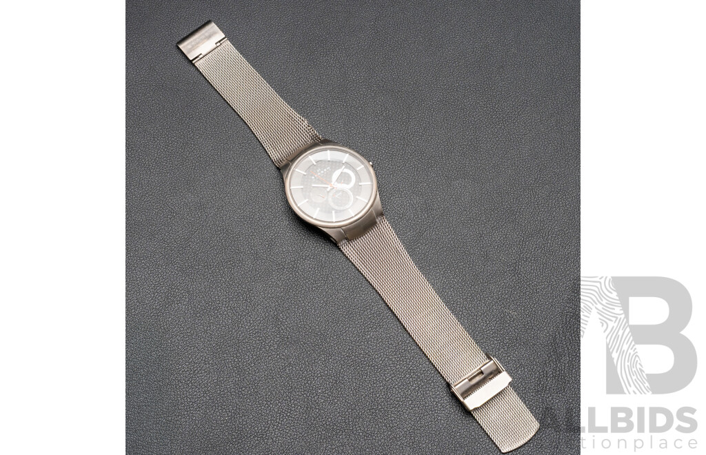 Gents Skagen Tutanium Watch, Model 809XLTTM