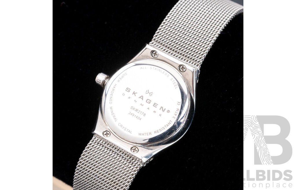 Ladies Skagen Watch with Blue Face, Model SKW2178