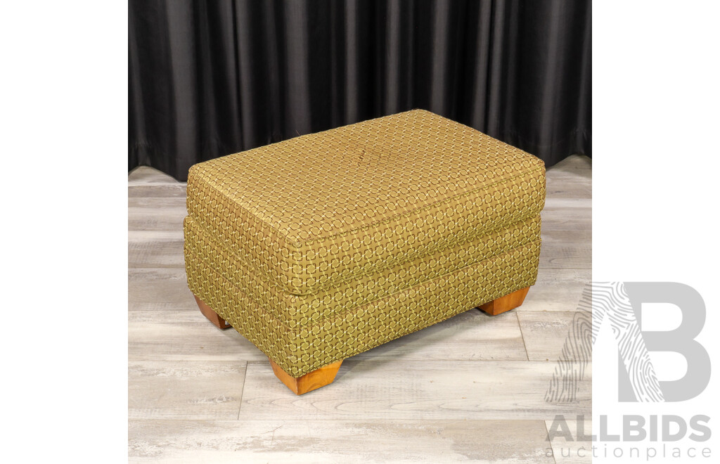 Modern Fabric Upholstered Ottoman