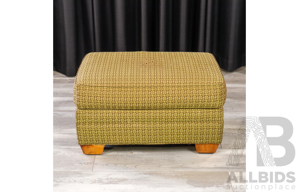 Modern Fabric Upholstered Ottoman