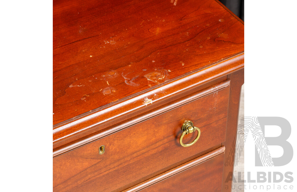 Drexel Heritage Three Drawer Bedside Chest