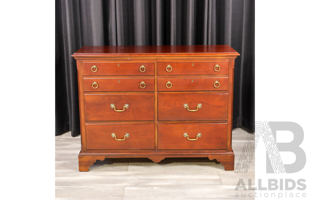 Drexel Georgian Style Chest of Six Drawers