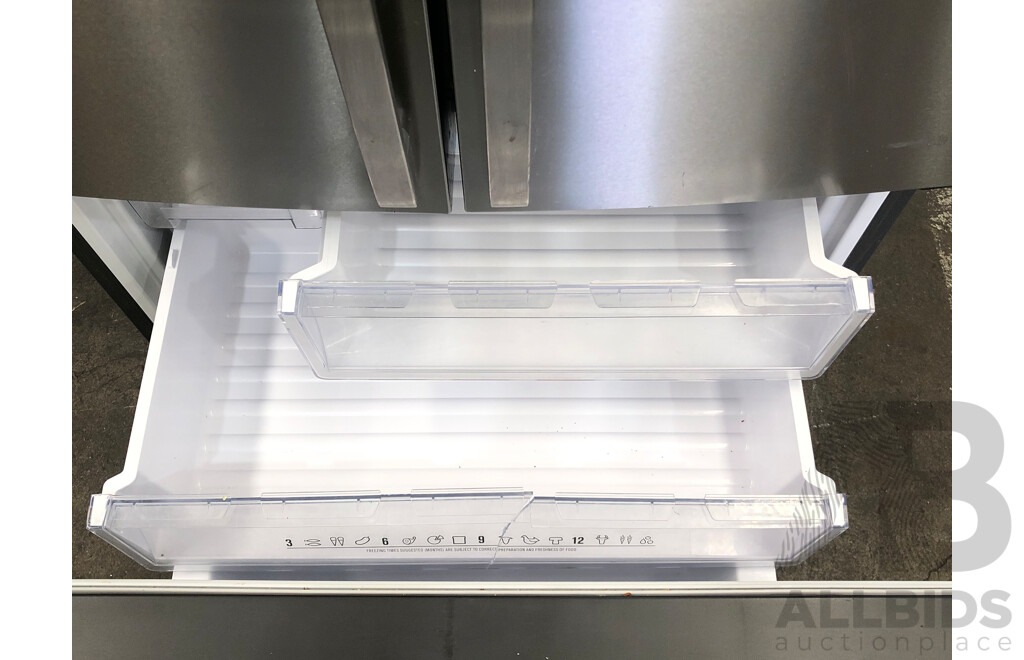 Westinghouse 520 Litre French Door Bottom Mount Stainless Steel Fridge/Freezer