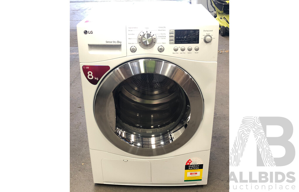 LG Sensor Dry 8kg Condenser Clothes Dryer