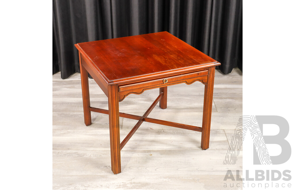 Drexel Heritage Side Table with Book Slide