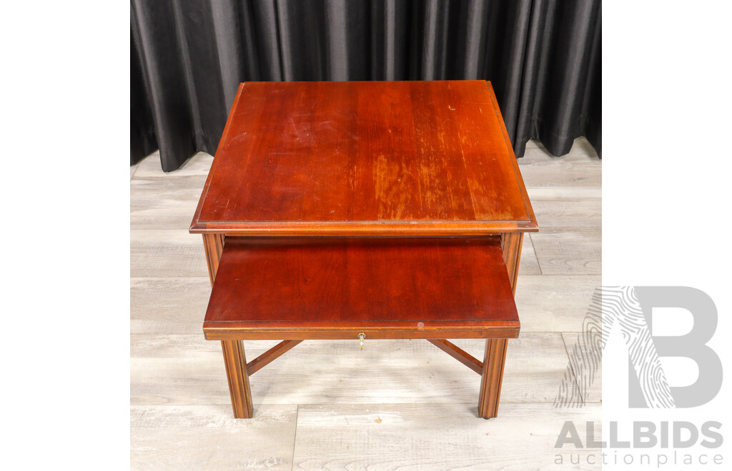 Drexel Heritage Side Table with Book Slide