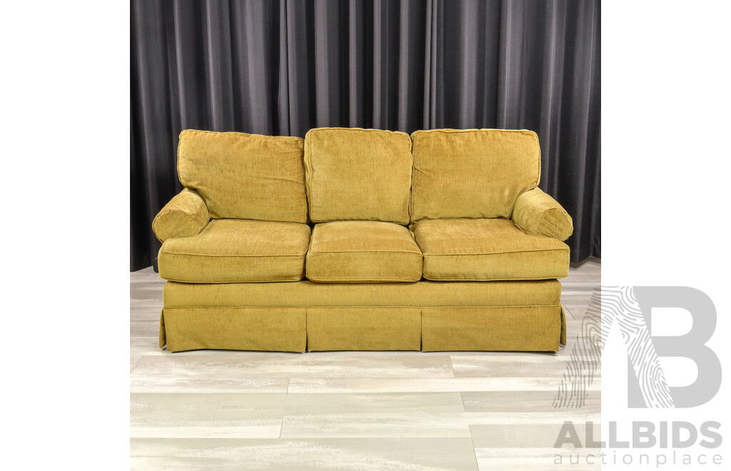 Pair of Fabric Two and Three Seater Lounges