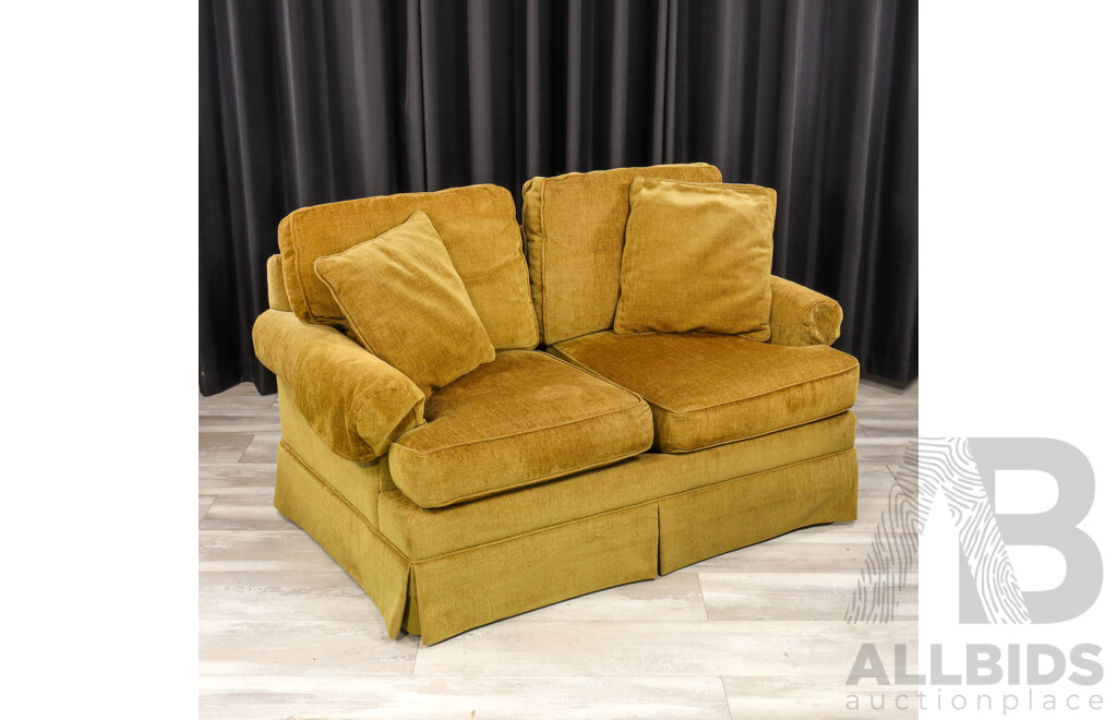 Pair of Fabric Two and Three Seater Lounges