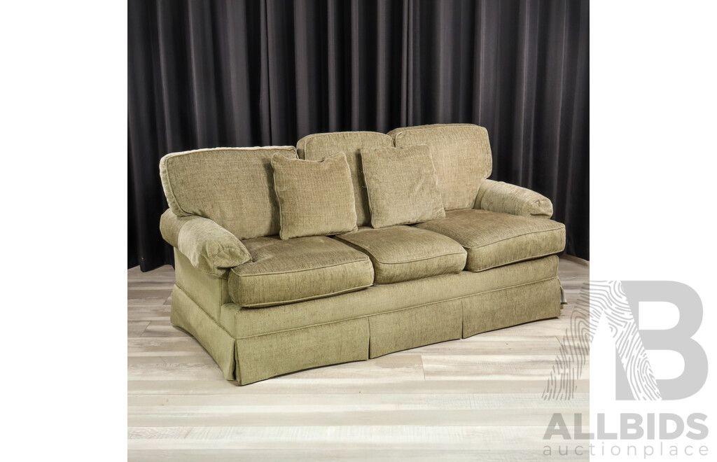 Drexel Heritage Upholstery Collection Three Seater Fabric Lounge