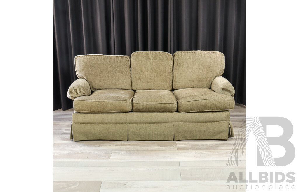 Drexel Heritage Upholstery Collection Three Seater Fabric Lounge