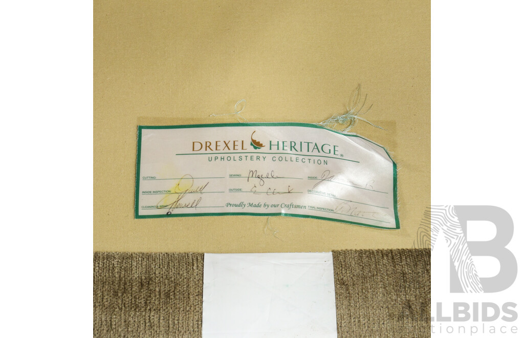 Drexel Heritage Upholstery Collection Three Seater Fabric Lounge