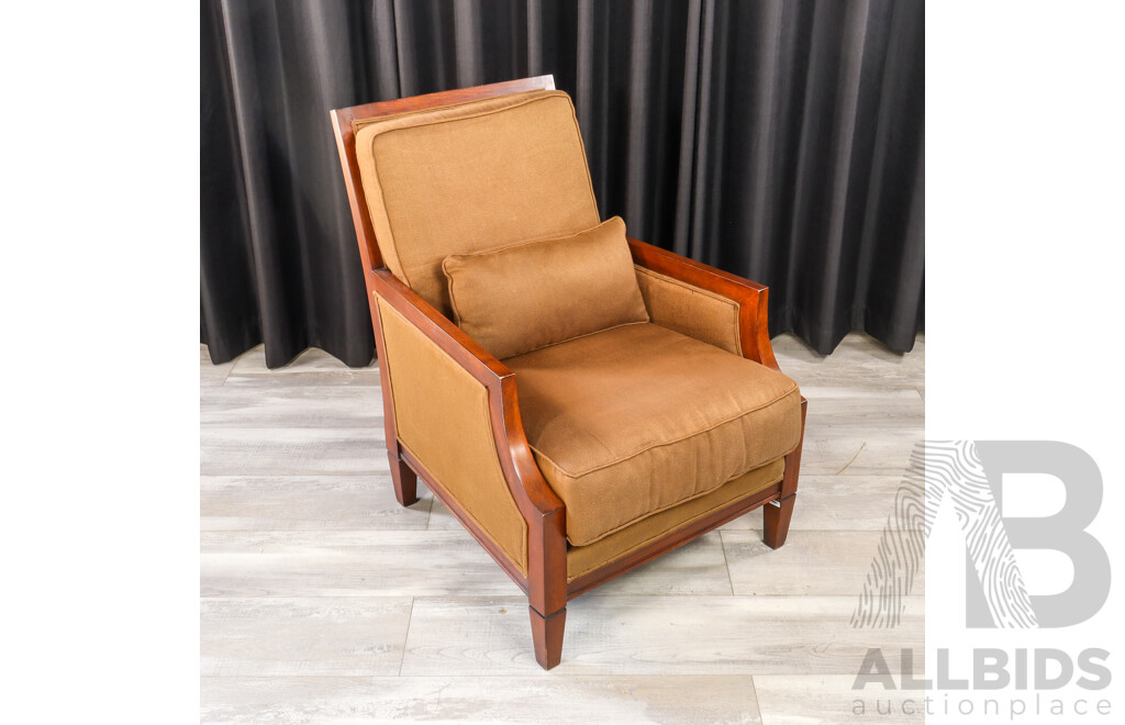 Drexel Heritage Upholstery Collection Timber Framed Armchair