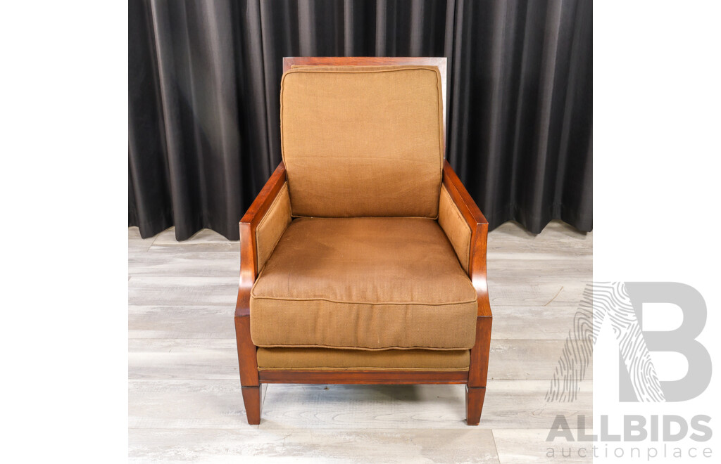 Drexel Heritage Upholstery Collection Timber Framed Armchair