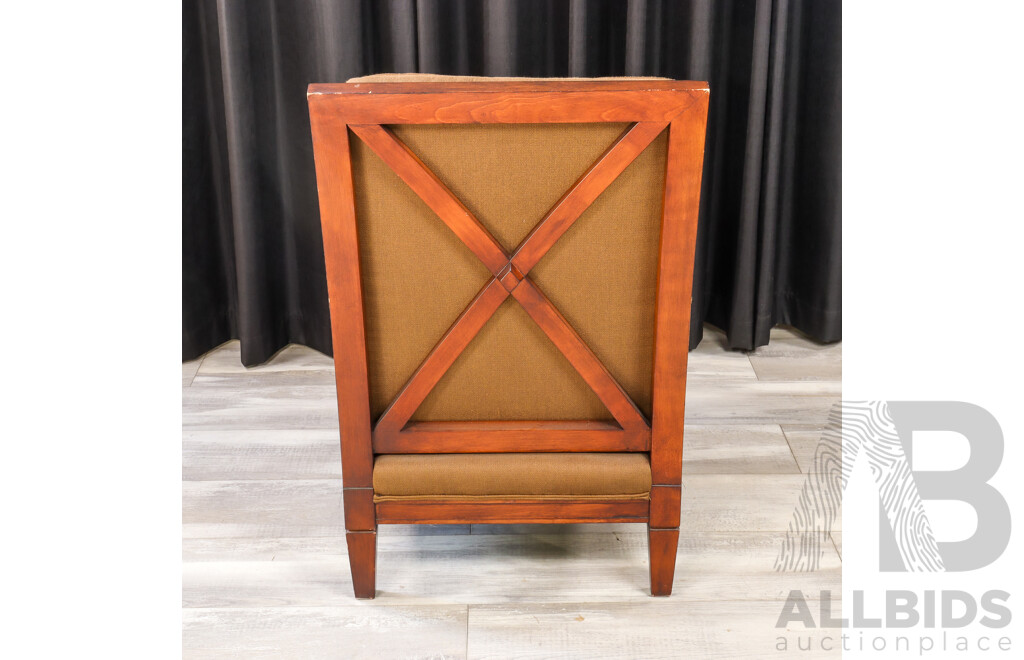 Drexel Heritage Upholstery Collection Timber Framed Armchair