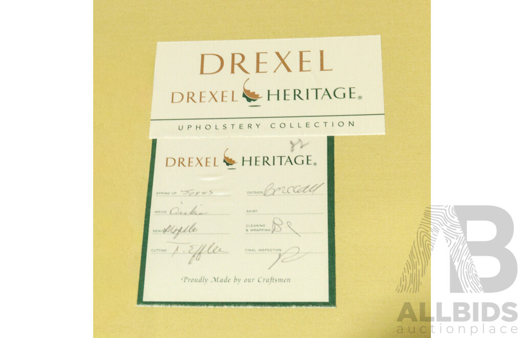 Drexel Heritage Upholstery Collection Timber Framed Armchair