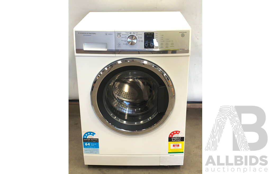 Fisher & Paykel Quick Smart 7.5 Kg Front Loader Washing Machine