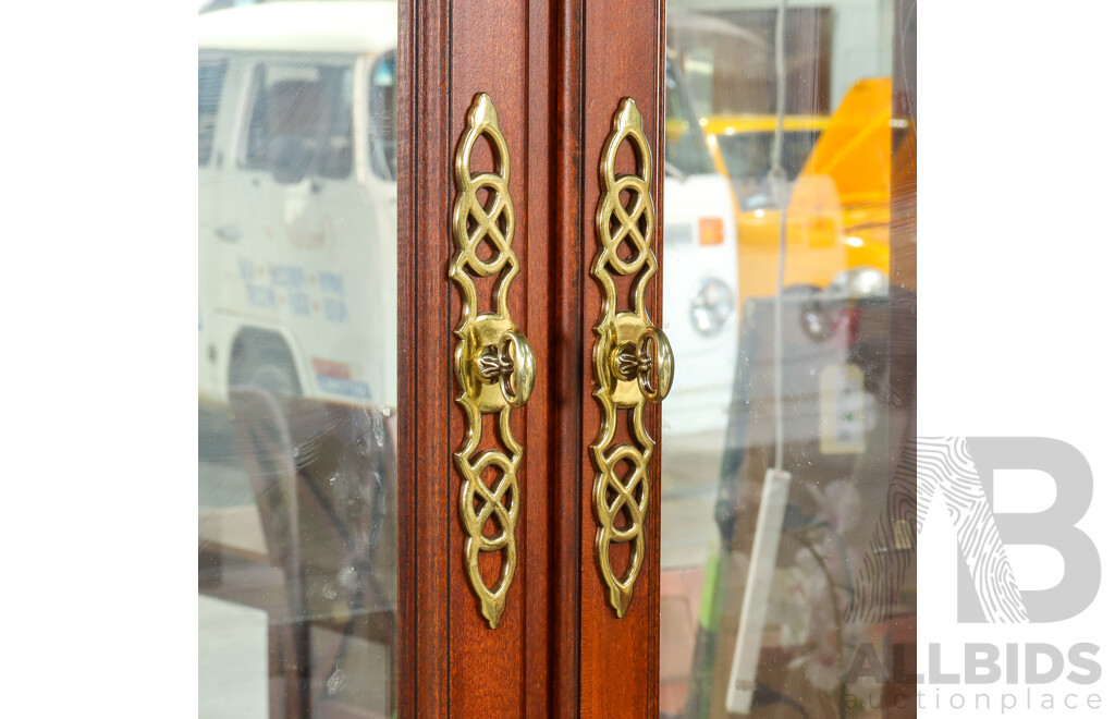 Drexel Heritage Two Piece Buffet Bookcase