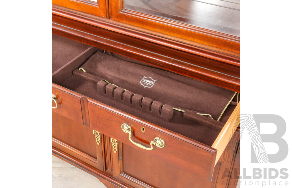 Drexel Heritage Two Piece Buffet Bookcase