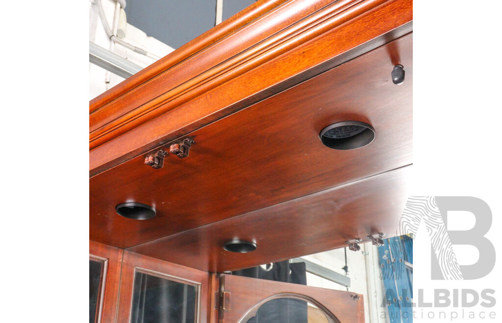 Drexel Heritage Two Piece Buffet Bookcase